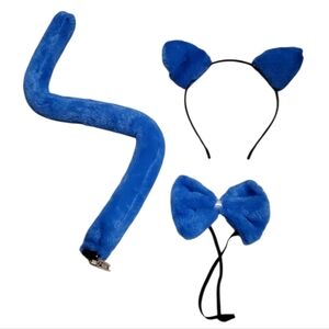 Blue Cat Costume Accessory Set